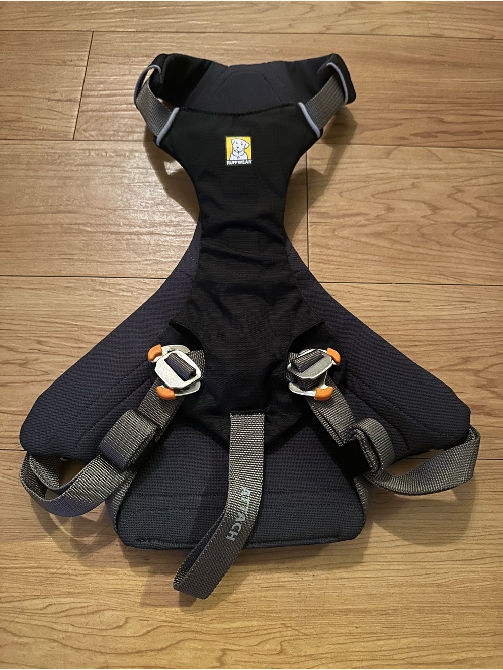 Ruffwear Black and Gray Load Up Dog Harness